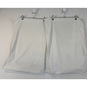 Brooklinen Standard Pillowcase Set Pair 2 Pillow Cover Case Black White Striped